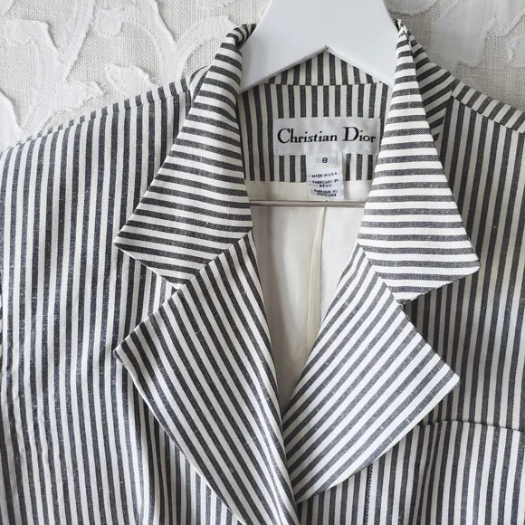 Vintage Christian Dior Short Sleeve Jacket - Picture 1 of 13